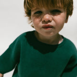 Oversized Knitted Shirt- Green