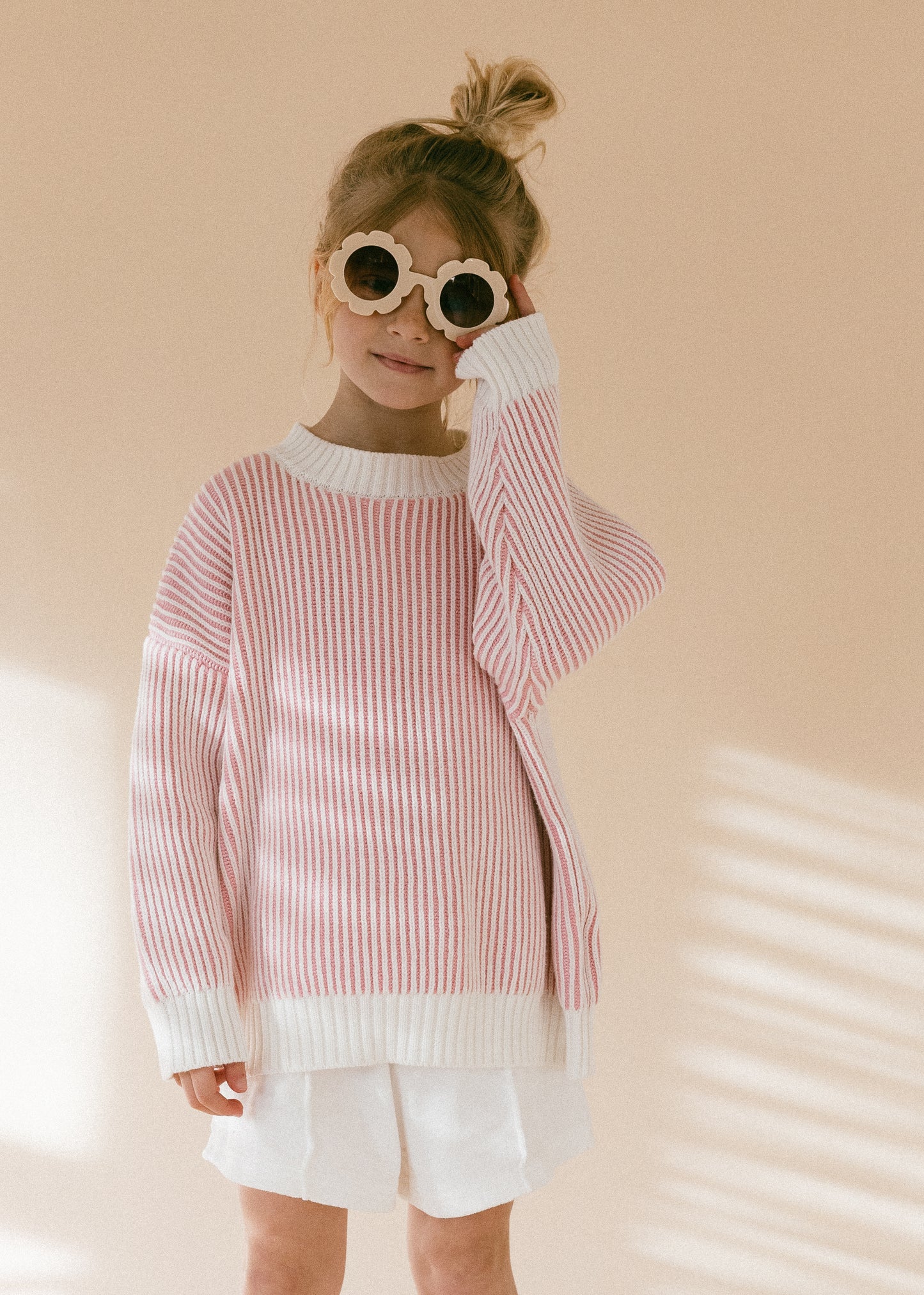 Striped Knit- Pink
