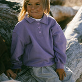 Polo Sweater- Light Purple