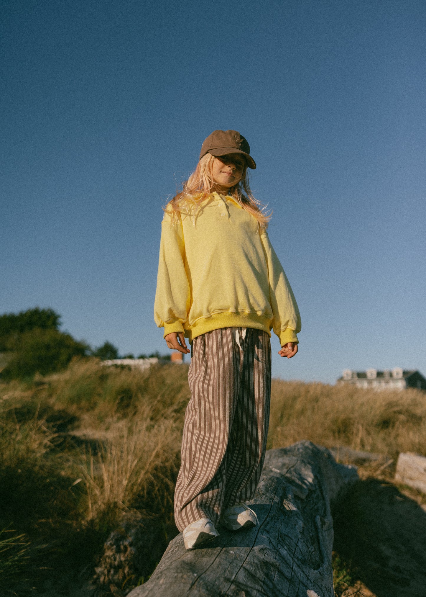 Polo Sweater- Yellow