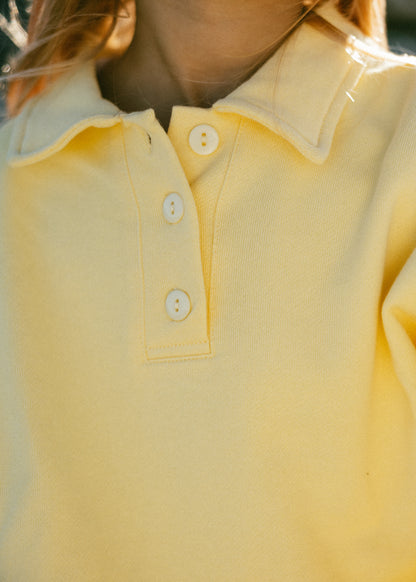 Polo Sweater- Yellow
