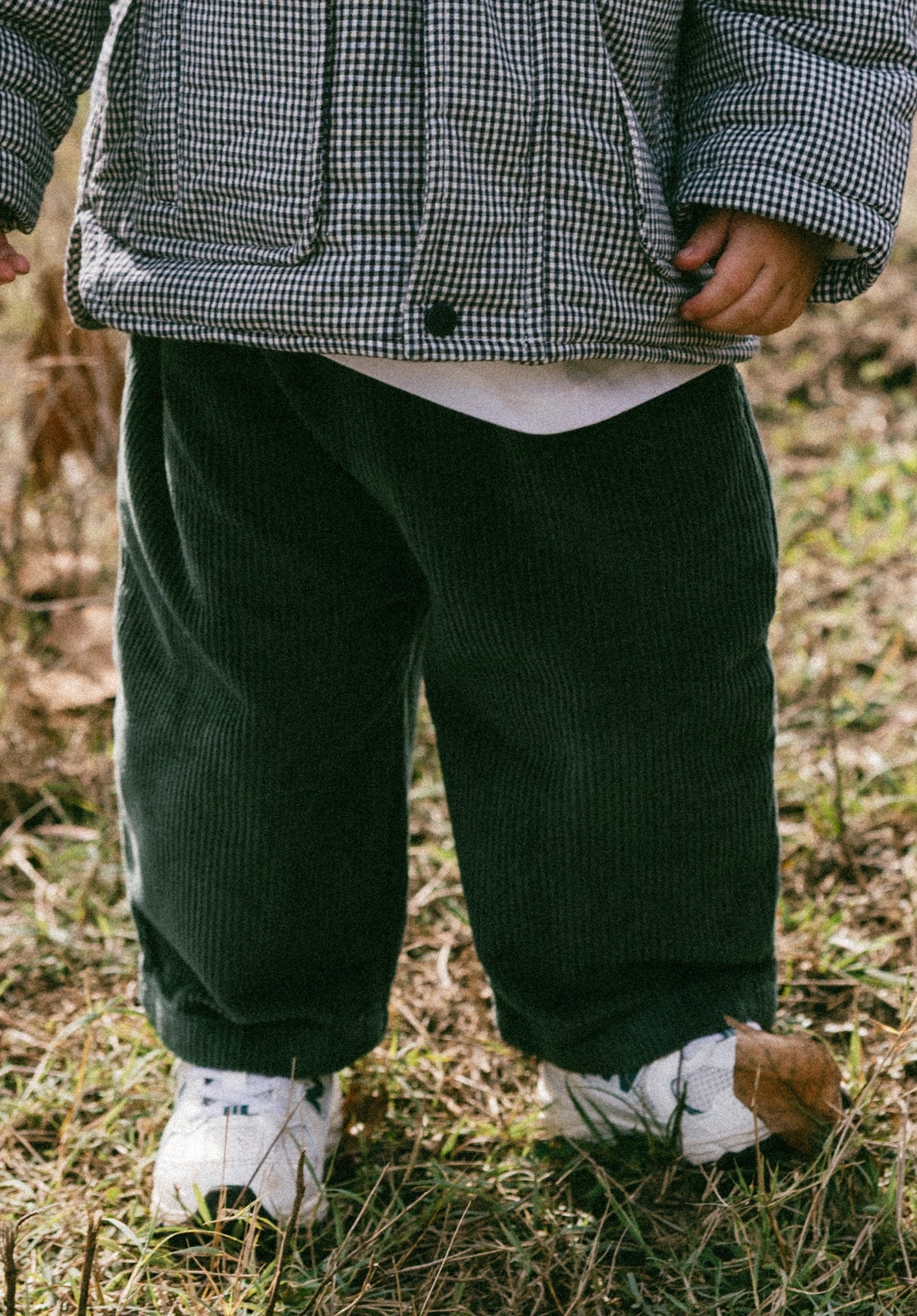 Baggy Cord Pants- Green