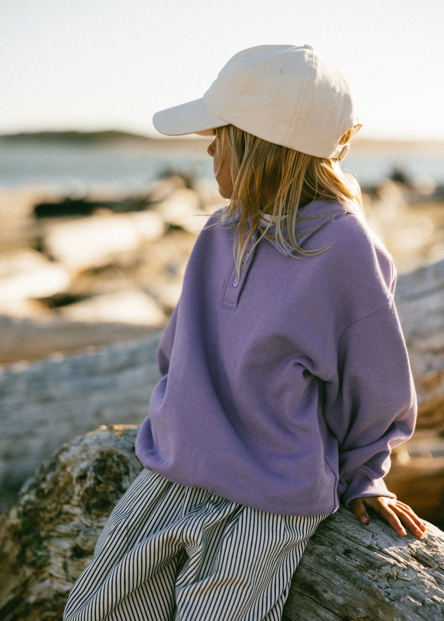 Polo Sweater- Light Purple