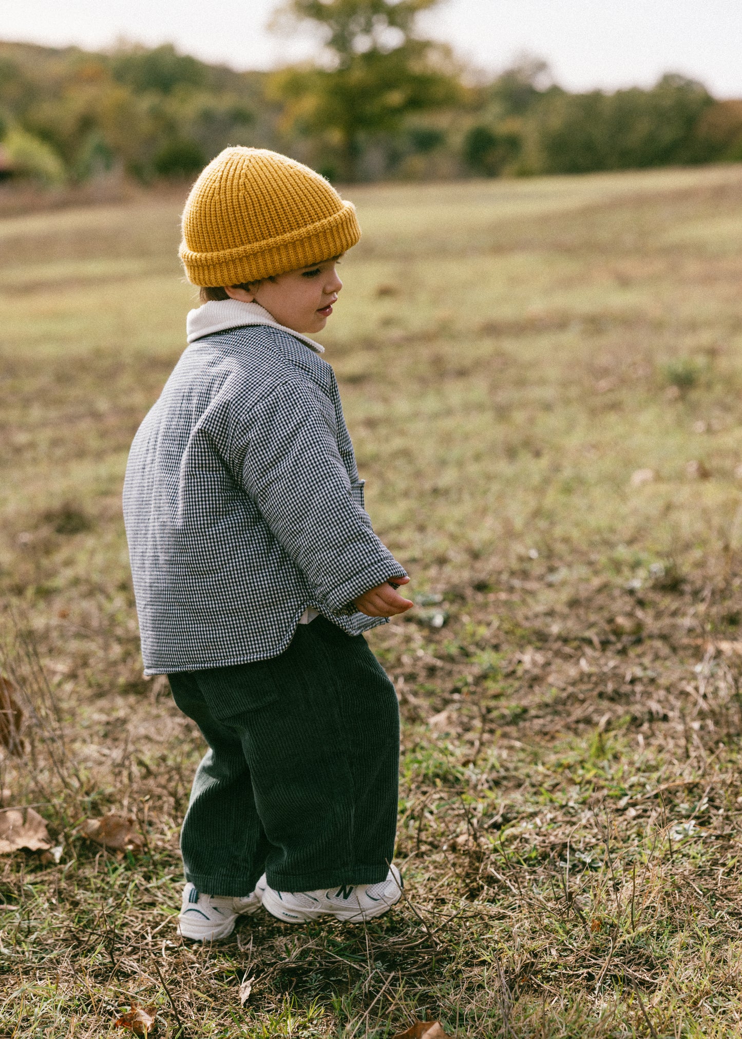 Baggy Cord Pants- Green