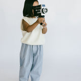 Pin Stripe Poplin Pants- Blue