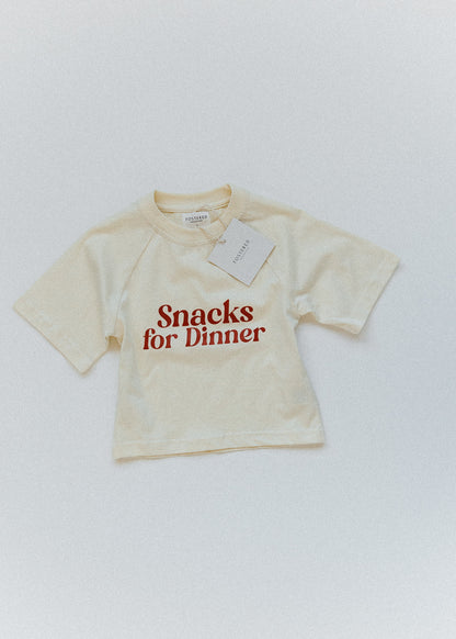 Graphic Tee- Snacks for Dinner