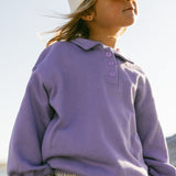 Polo Sweater- Light Purple