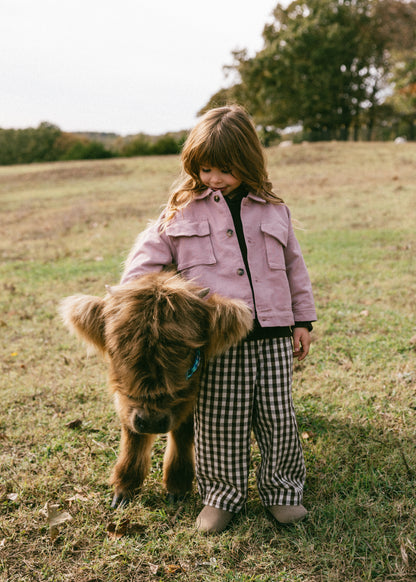 Cargo Jacket- Dusty Rose