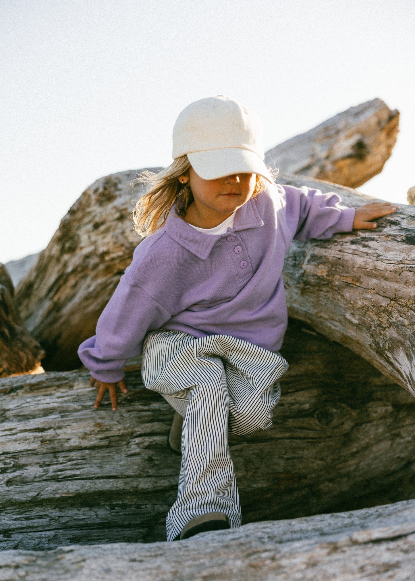 Polo Sweater- Light Purple