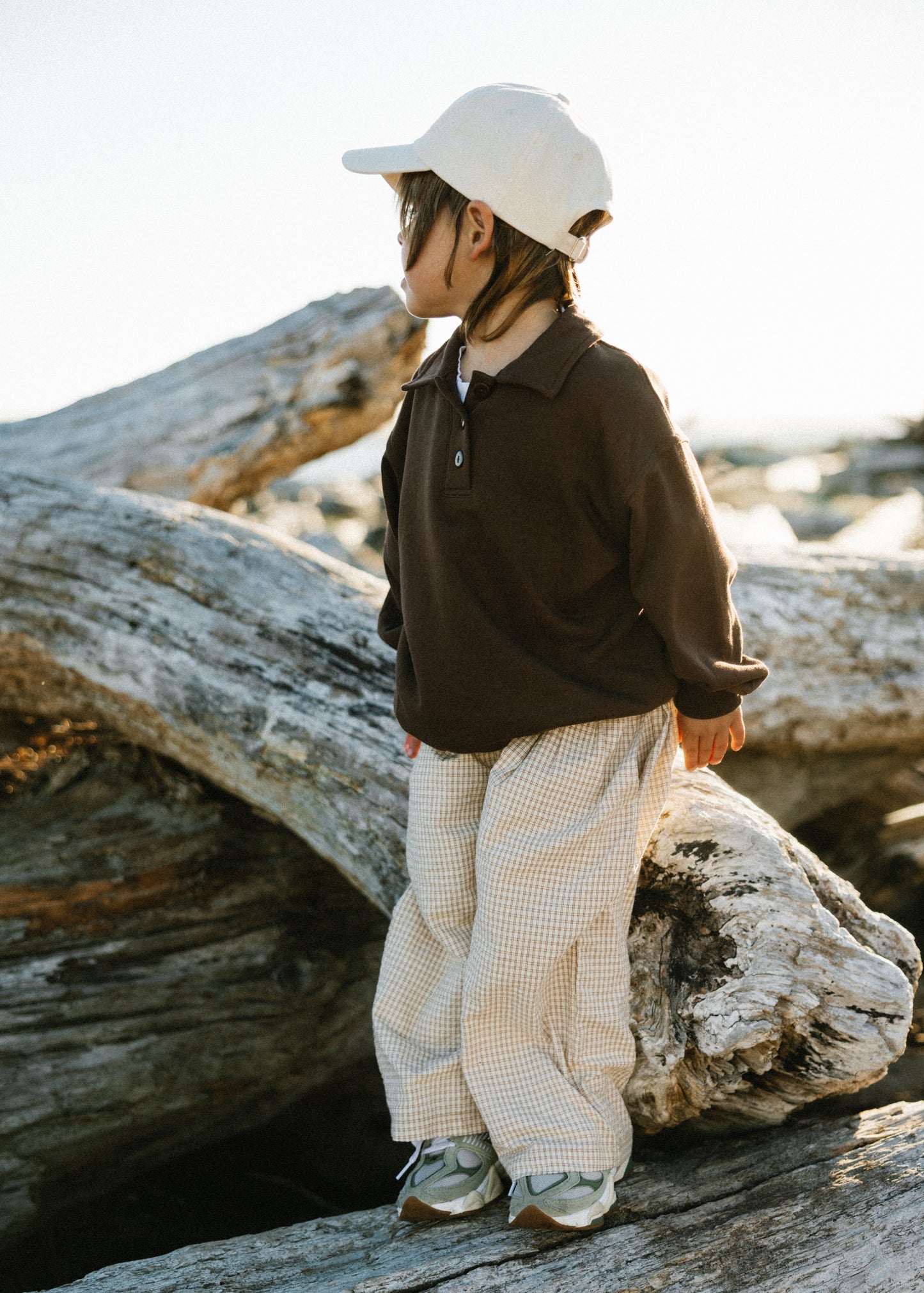 Polo Sweater- Brown