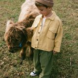 Cargo Jacket- Vintage Yellow