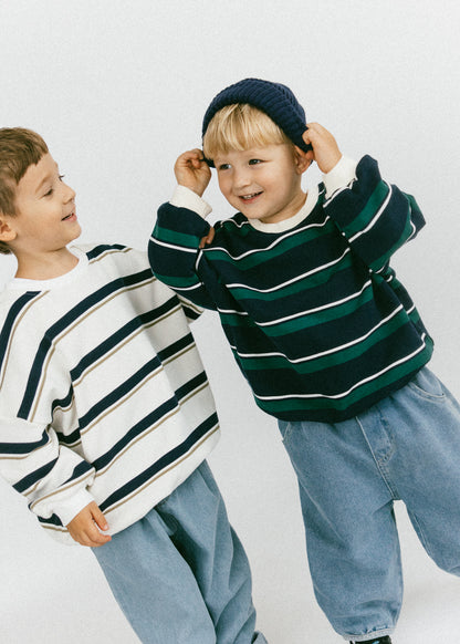 Vintage Crewneck- Navy