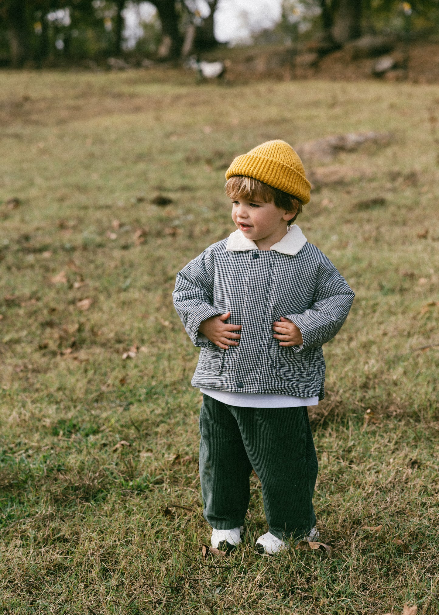 Baggy Cord Pants- Green