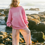 Classic Stripe Pants- Pink