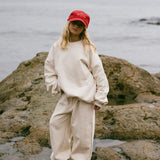 Daily Trackpants- Creme