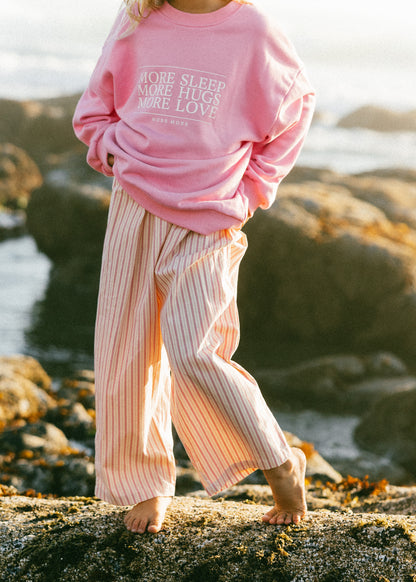 Classic Stripe Pant- Pink