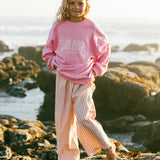 Classic Stripe Pants- Pink