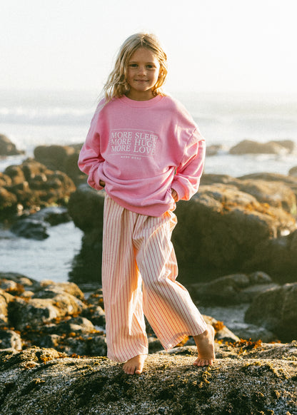 Classic Stripe Pant- Pink