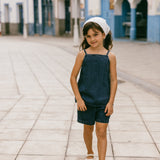 Denim Shorts- Dark Wash
