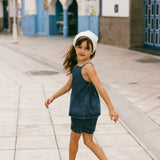 Denim Shorts- Dark Wash