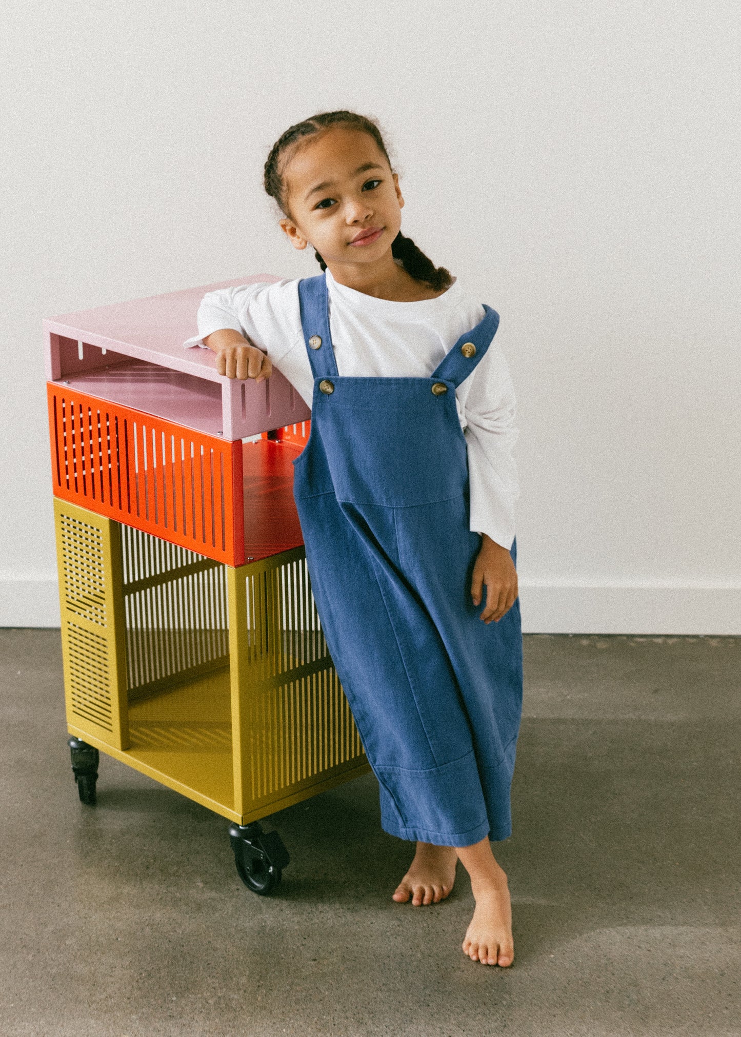 Oversized Overalls- Blue