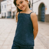 Denim Shorts- Dark Wash