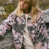 Camo Chore Jacket- Dusty Lavender