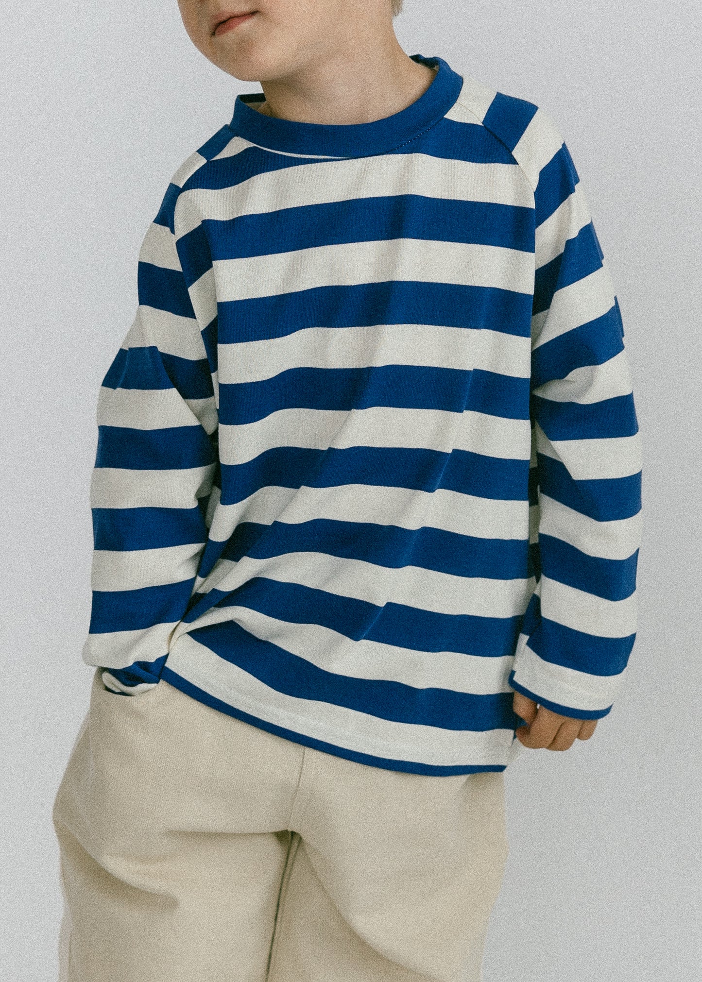 Striped Long Sleeve- Blue