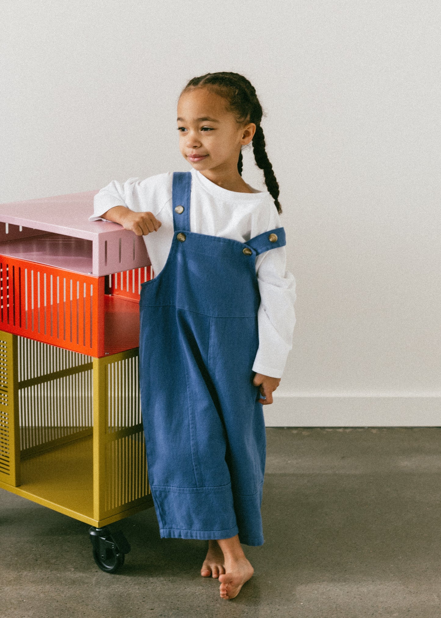 Oversized Overalls- Blue