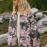 Camo Chore Jacket- Dusty Lavender