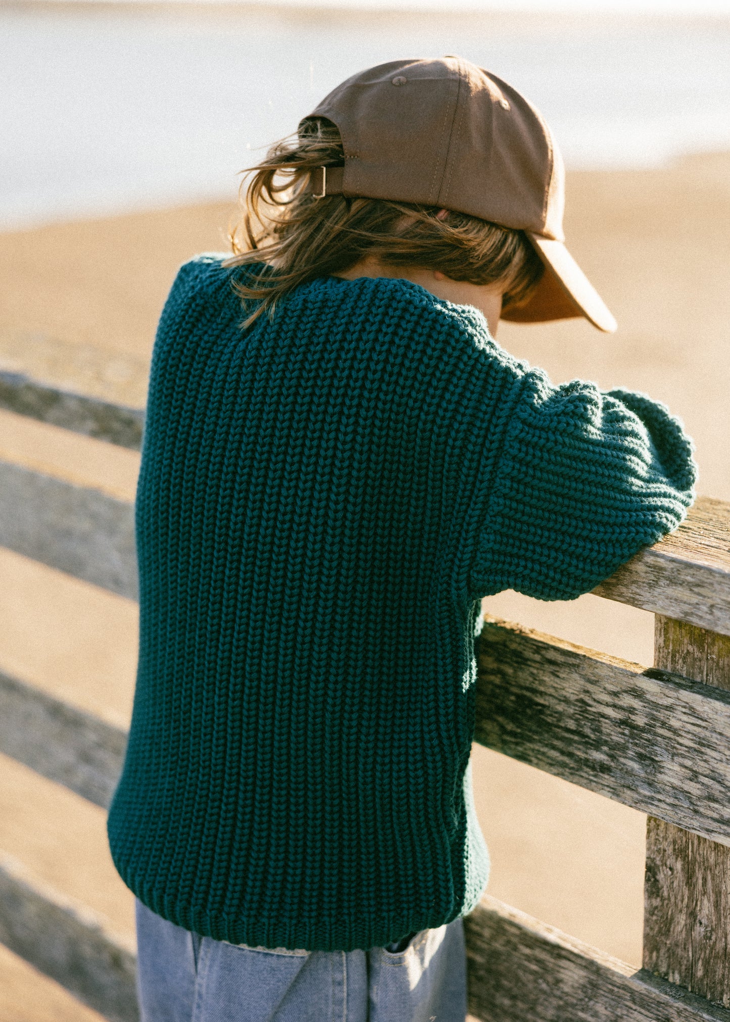 Chunky Knit- Emerald Teal