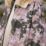 Camo Chore Jacket- Dusty Lavender
