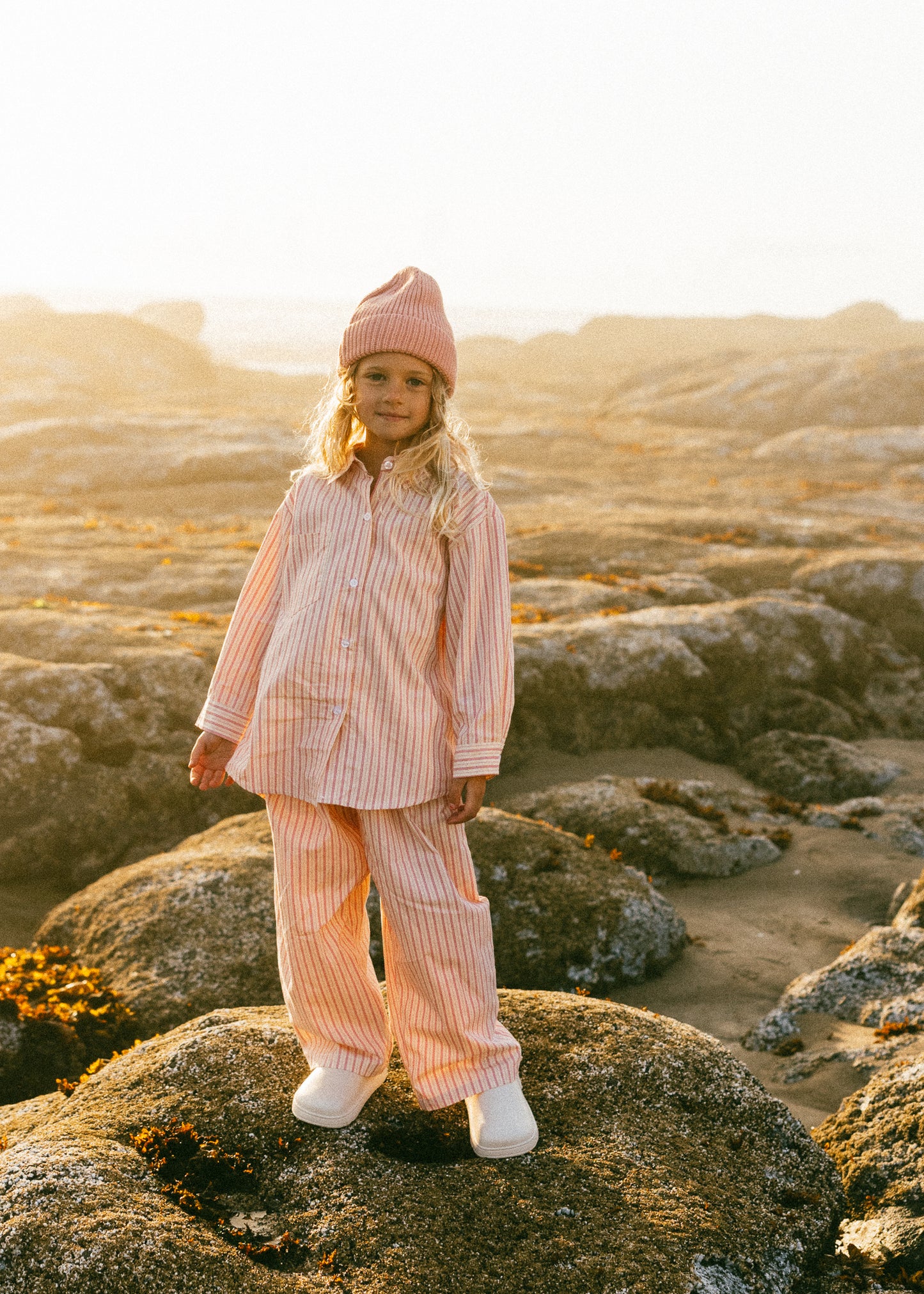 Classic Stripe Pant- Pink