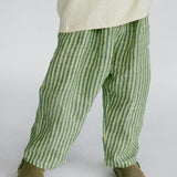 Linen Stripe Pants- Thyme
