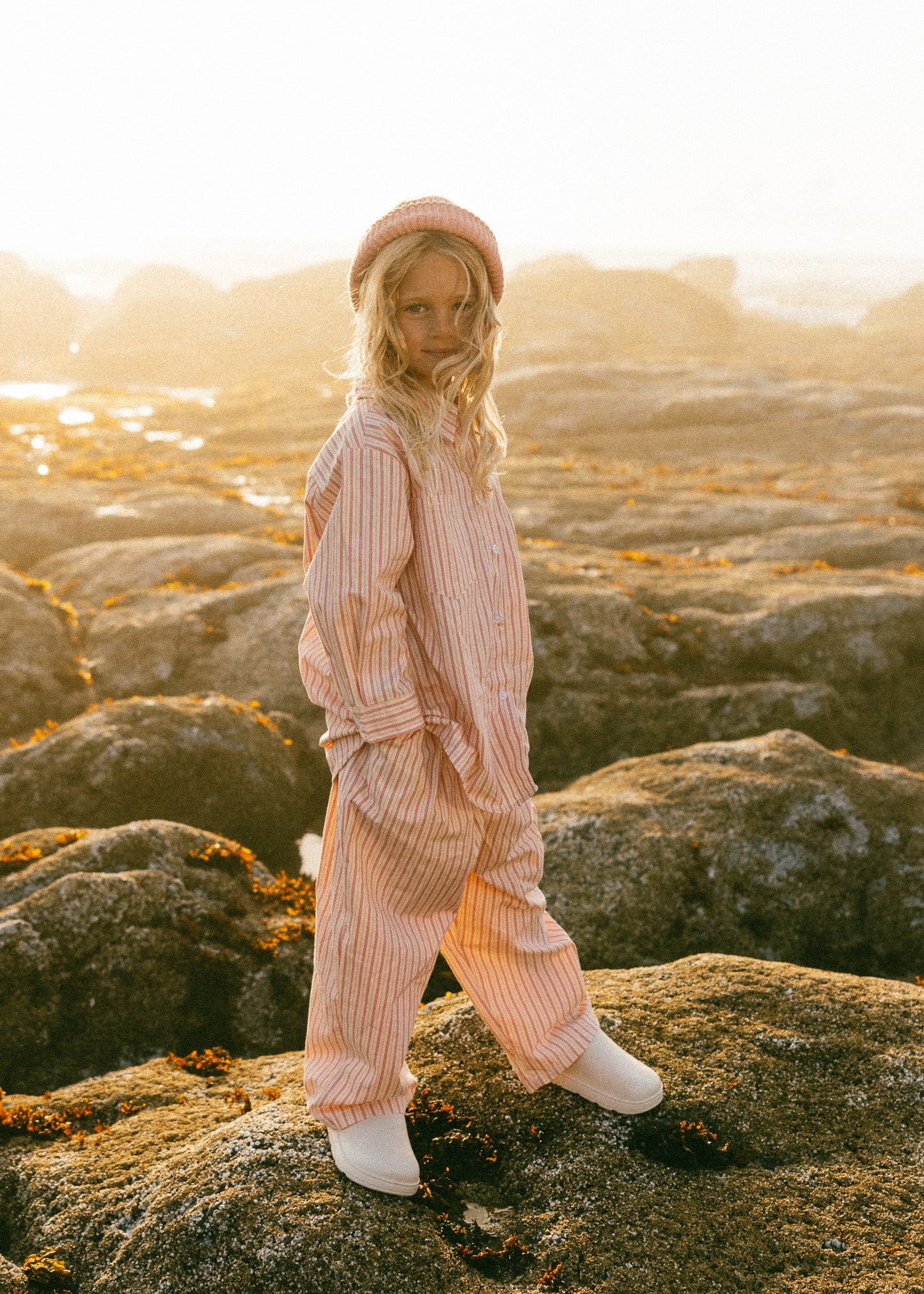 Classic Stripe Pant- Pink