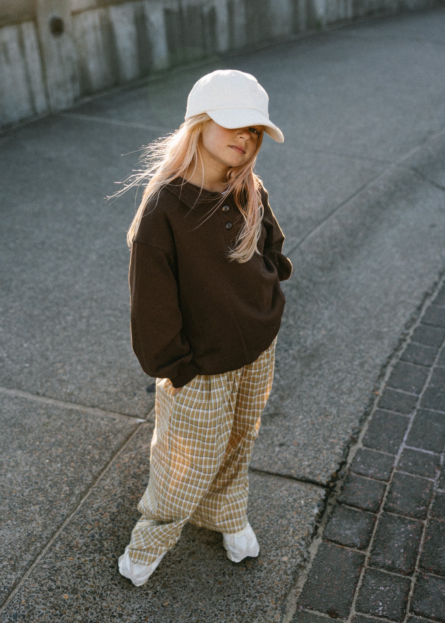 Polo Sweater- Brown