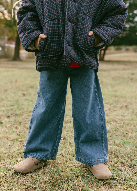 Wide Leg Denim- Medium Wash