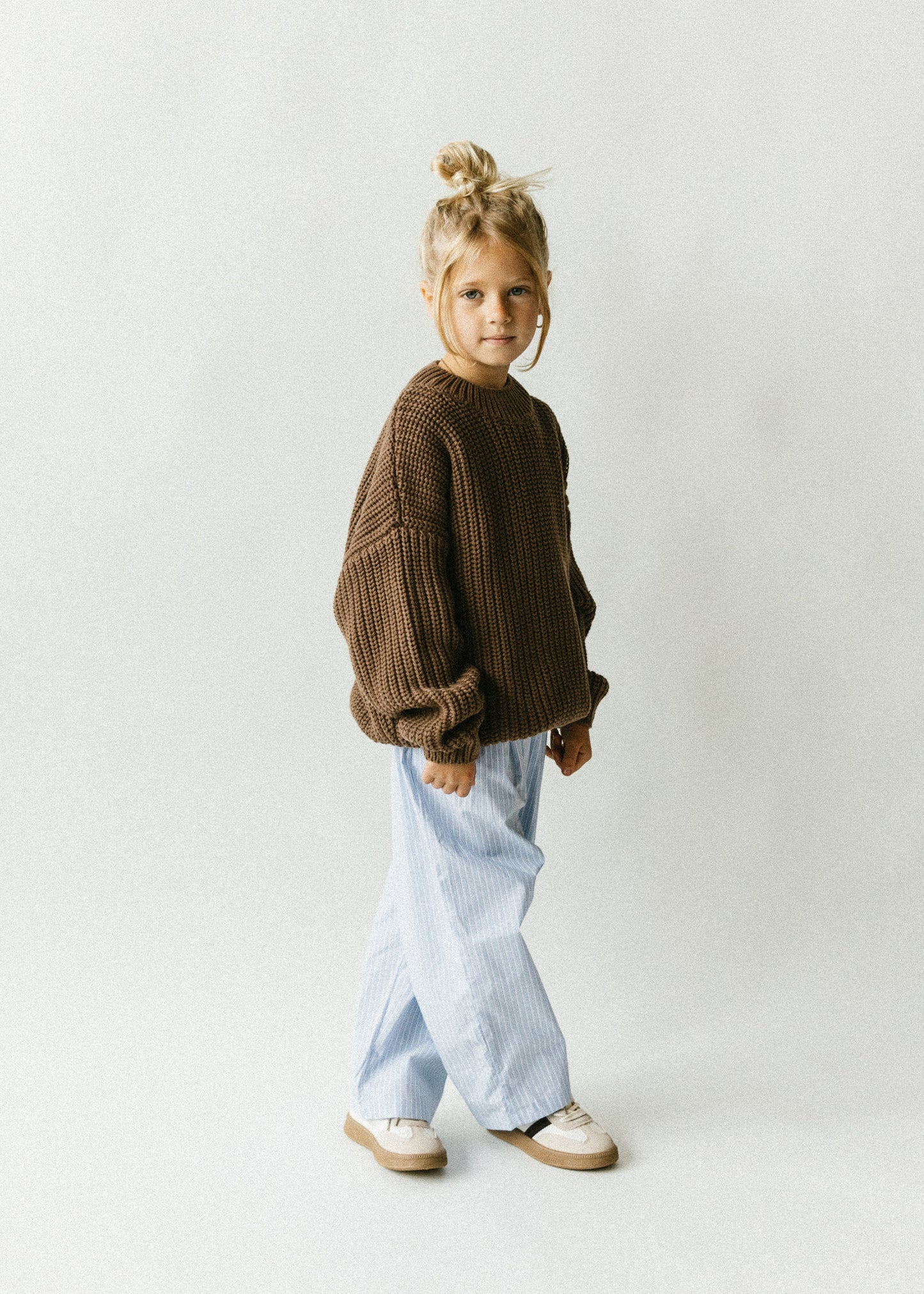 Chunky Knit- Brown