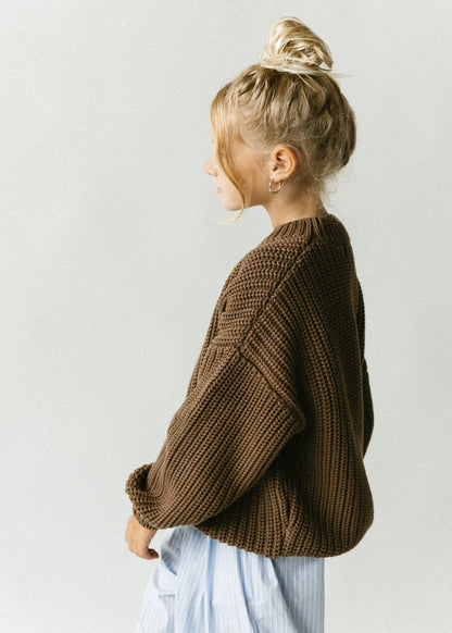 Chunky Knit- Brown