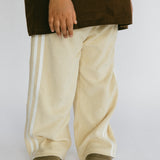 Racer Terry Pants- Cream