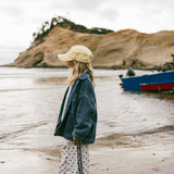 Denim Cargo Jacket- Vintage Blue