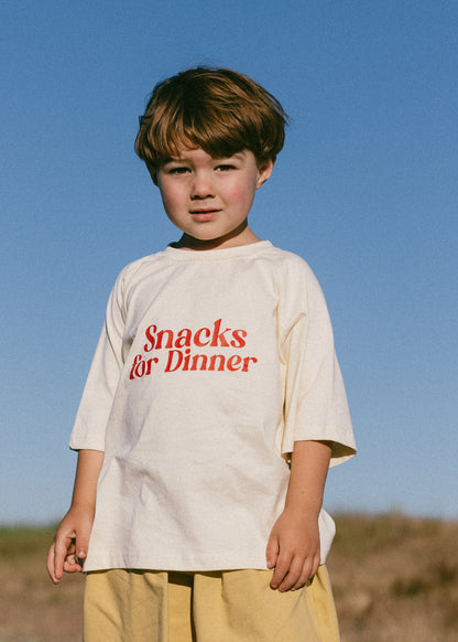 Graphic Tee- Snacks for Dinner