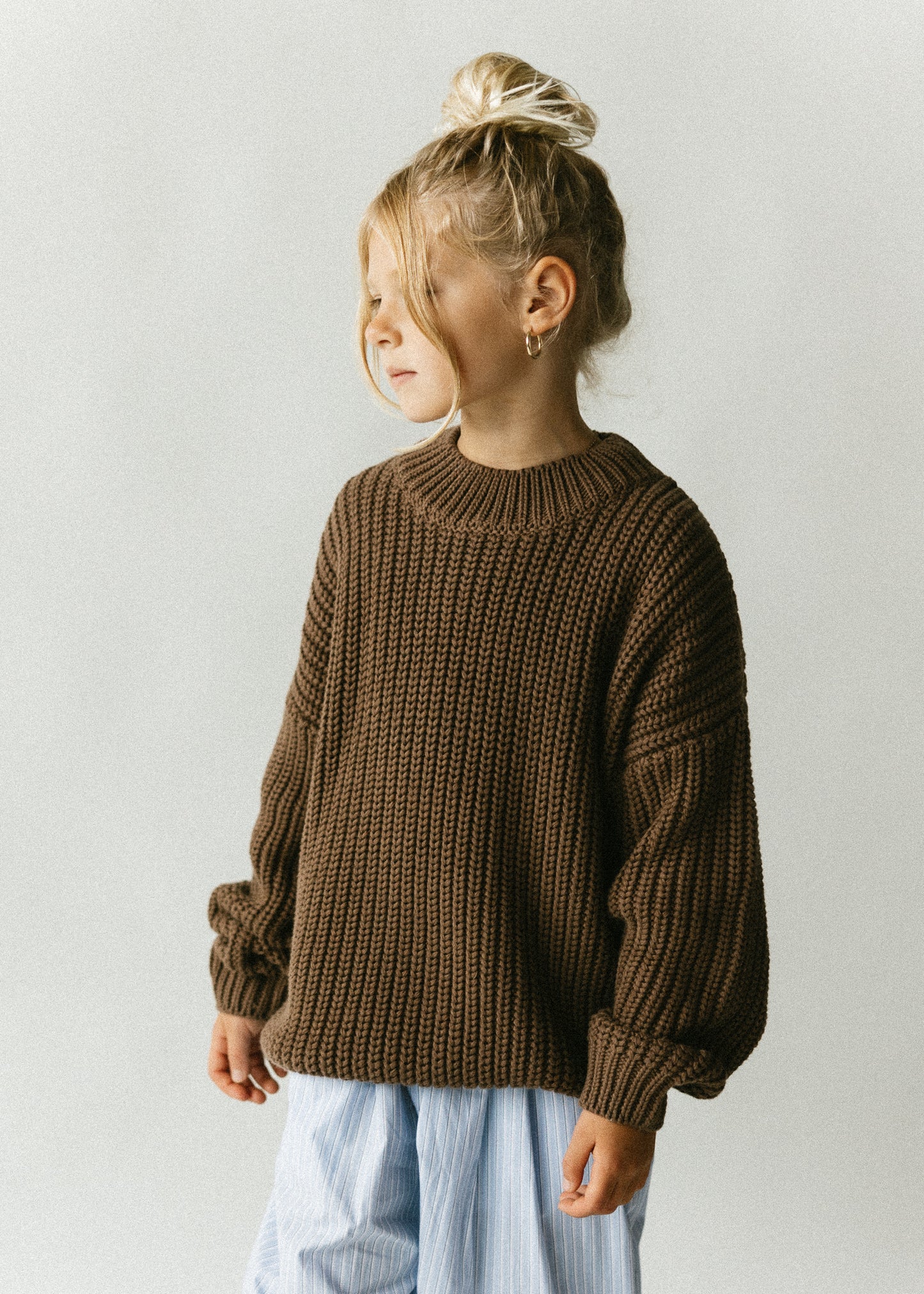 Chunky Knit- Brown