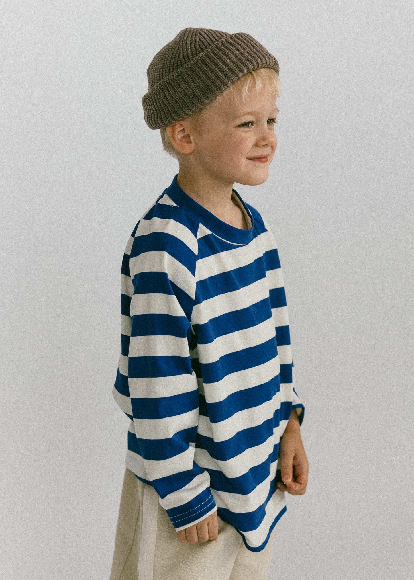 Striped Long Sleeve- Blue