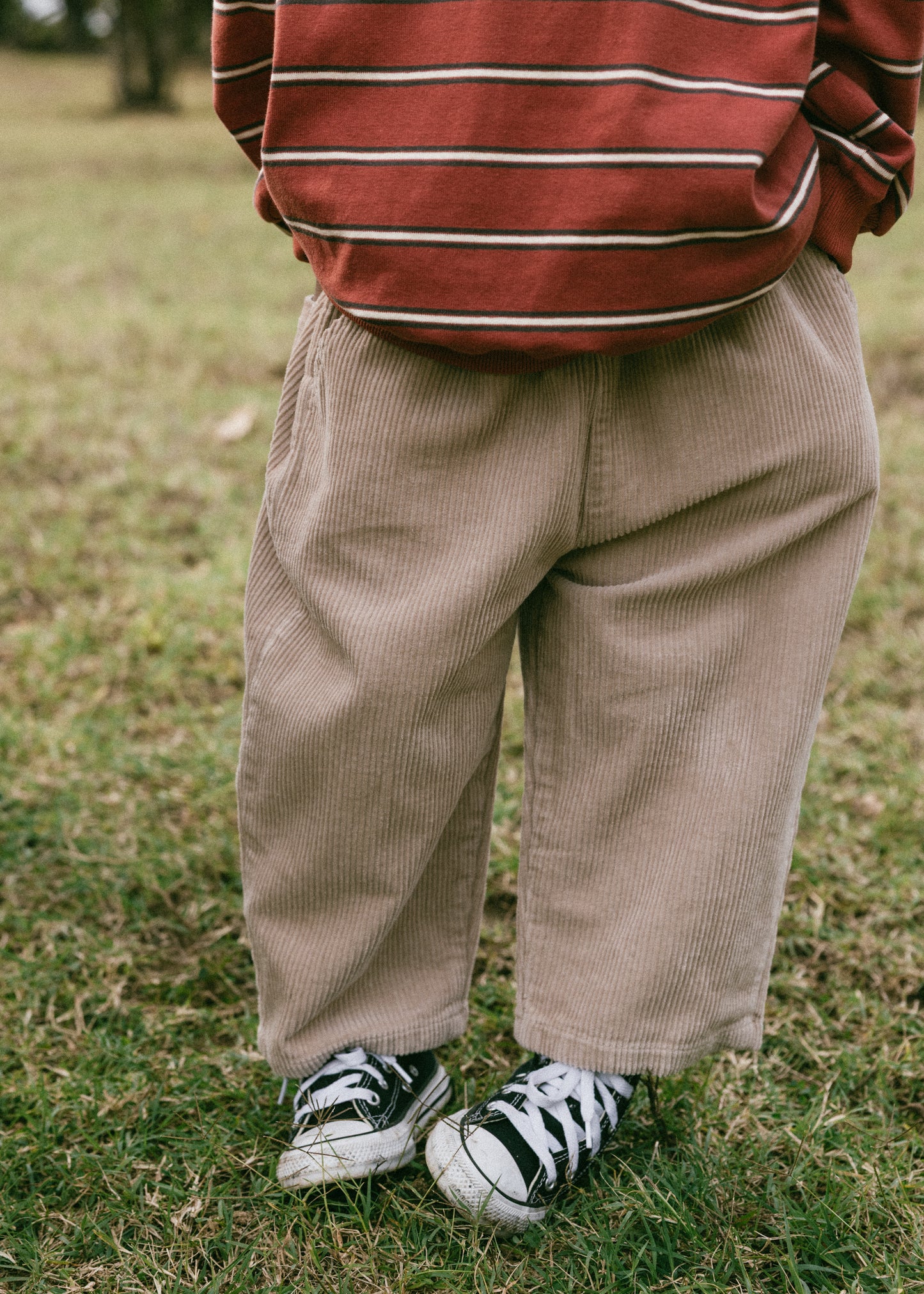 Baggy Cord Pants- Beige