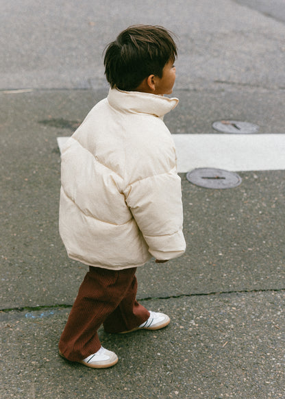 Striped Linen- Brick