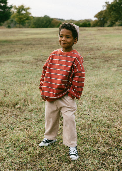 Baggy Cord Pants- Beige