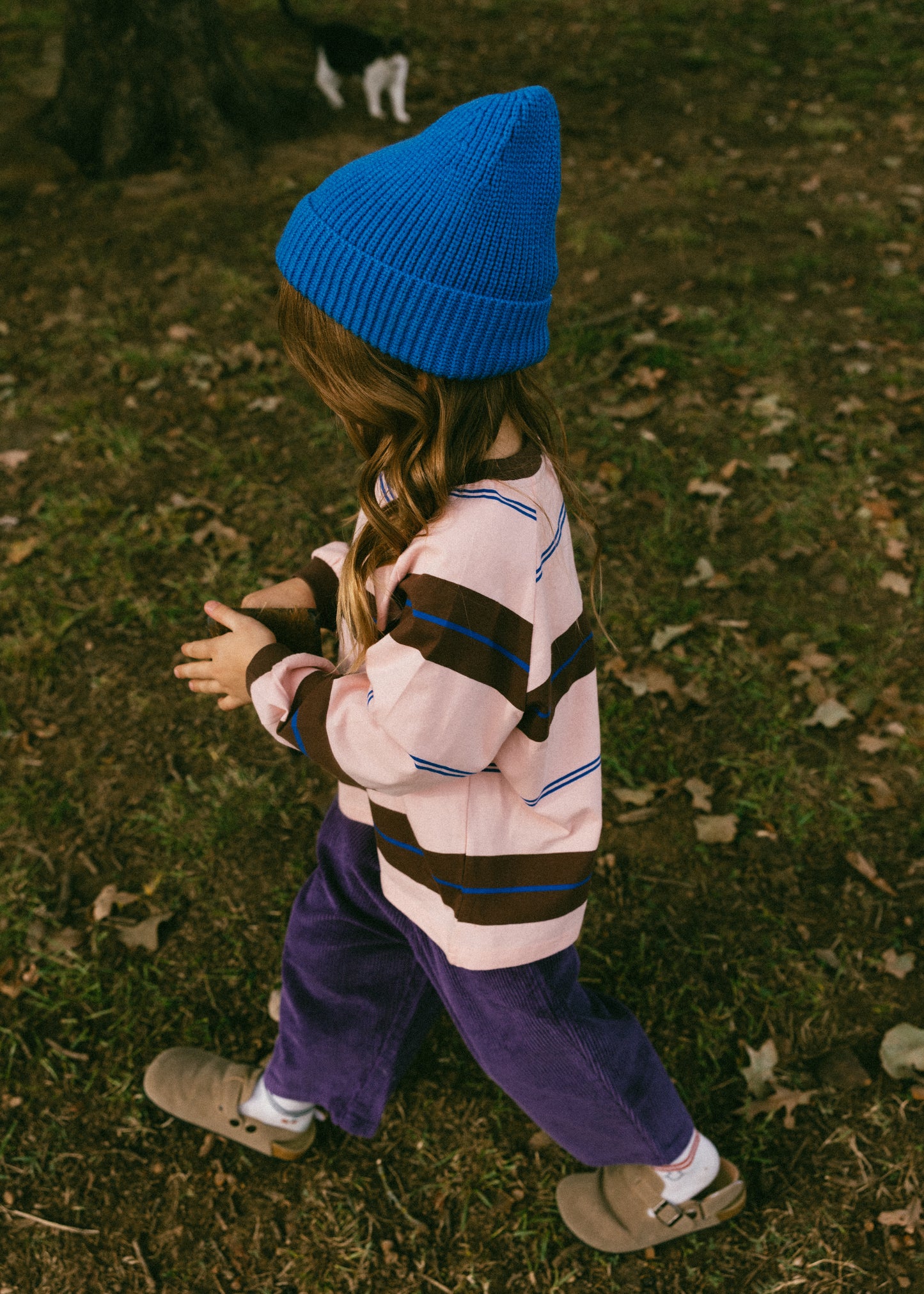 Baggy Cord Pants- Purple