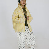 Retro Twill Pants- Polka Dot- Ivory