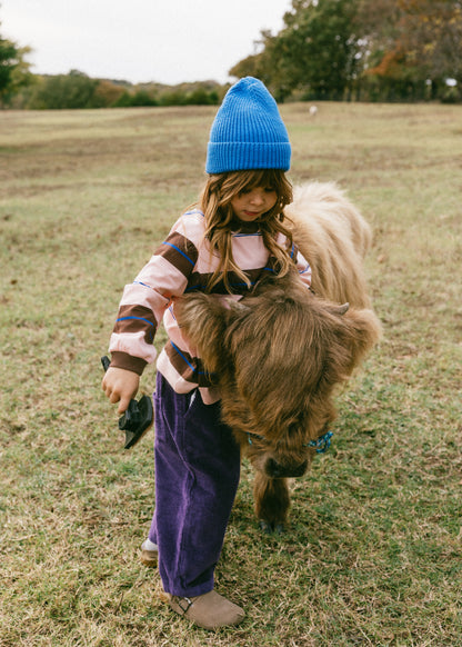 Baggy Cord Pants- Purple